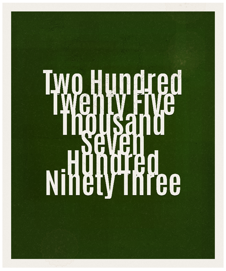 Count #225793