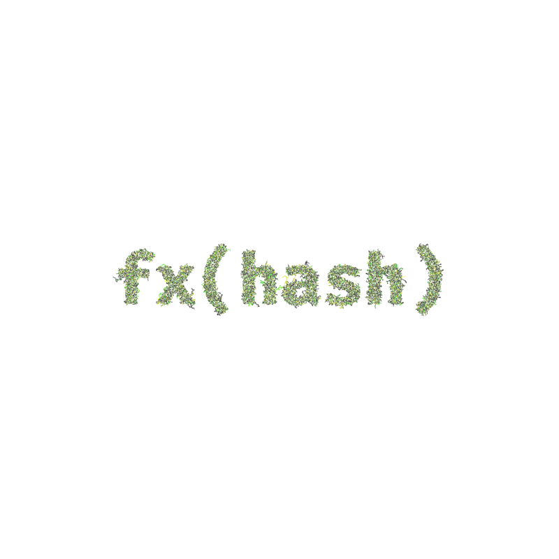 FXHASH Logo with Features #39