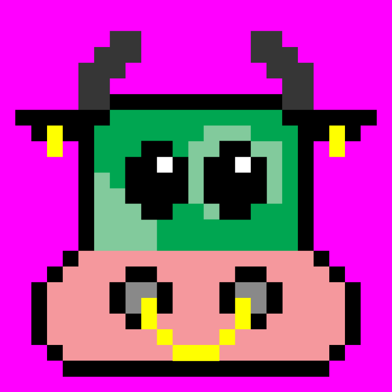 pixel cow #11