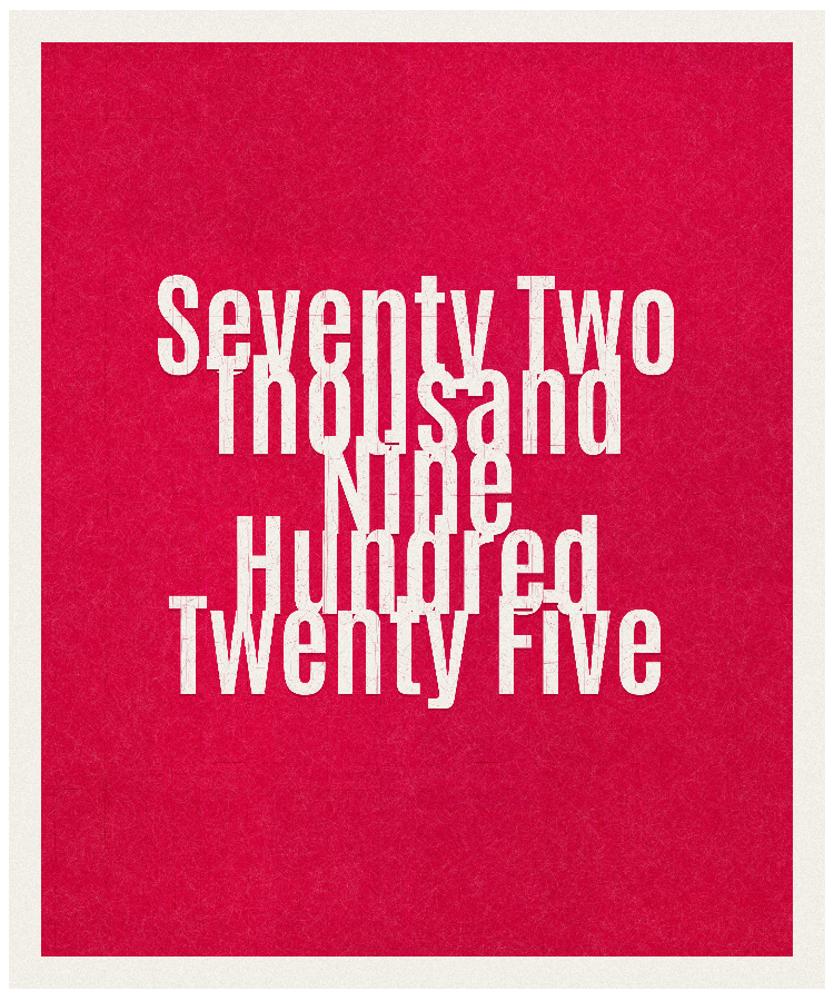 Count #72925