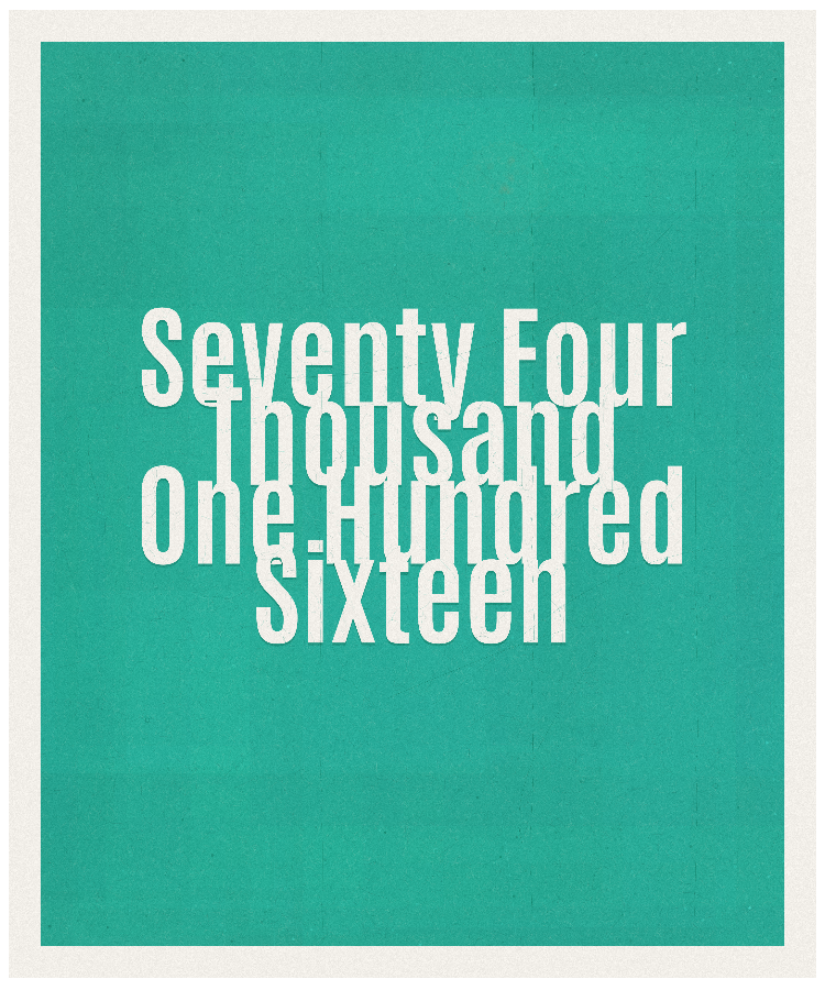 Count #74116