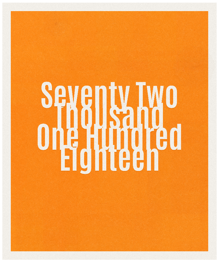 Count #72118