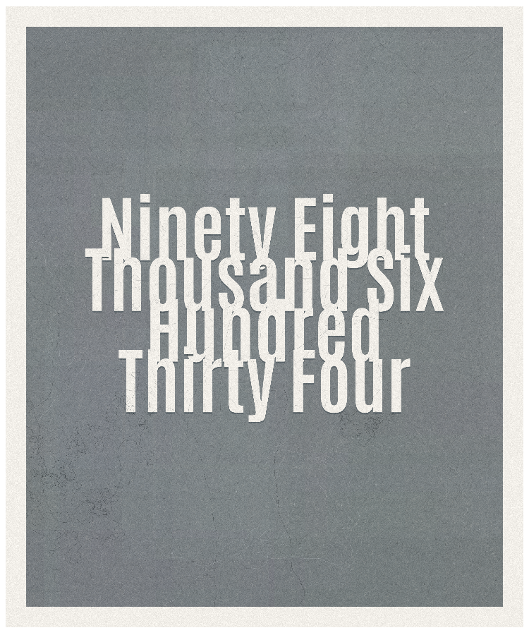Count #98634