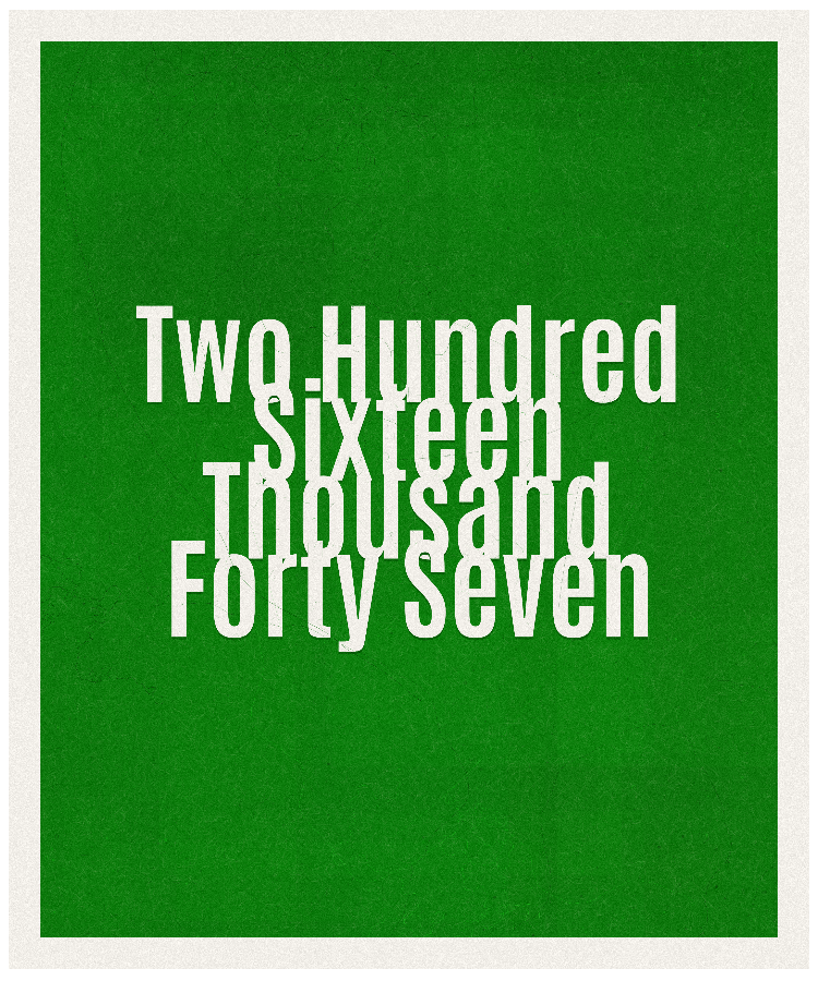 Count #216047