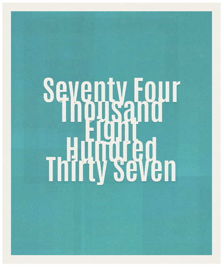 Count #74837