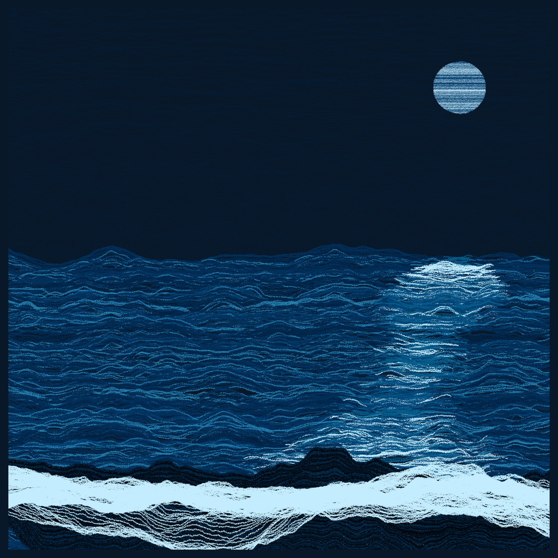 Moonlit Sea #268