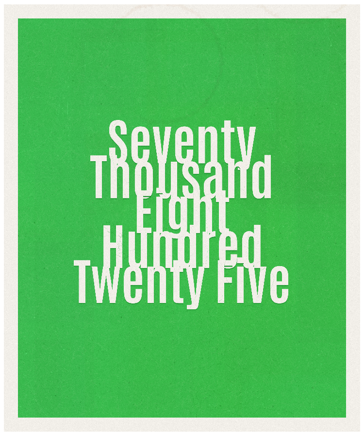 Count #70825
