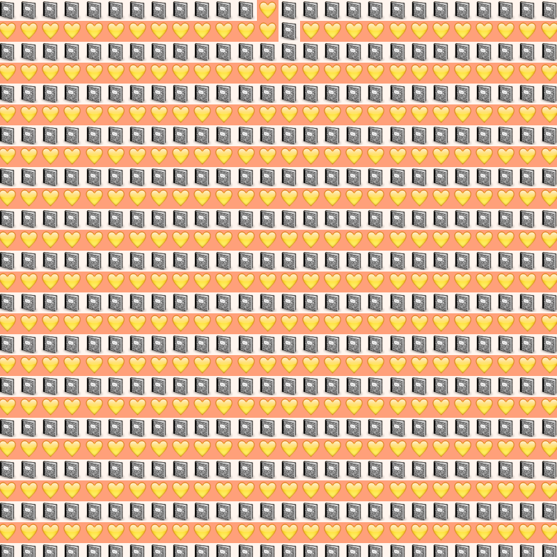 Elementary Cellular Emoji Automata #88