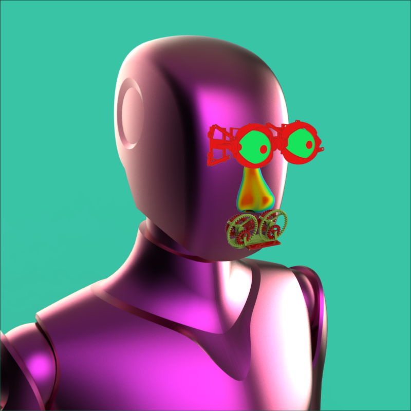 FXHASH ROBO AVATAR collection 1st sale #55