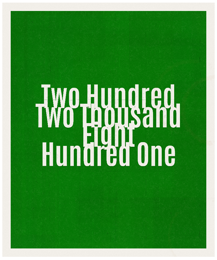 Count #202801