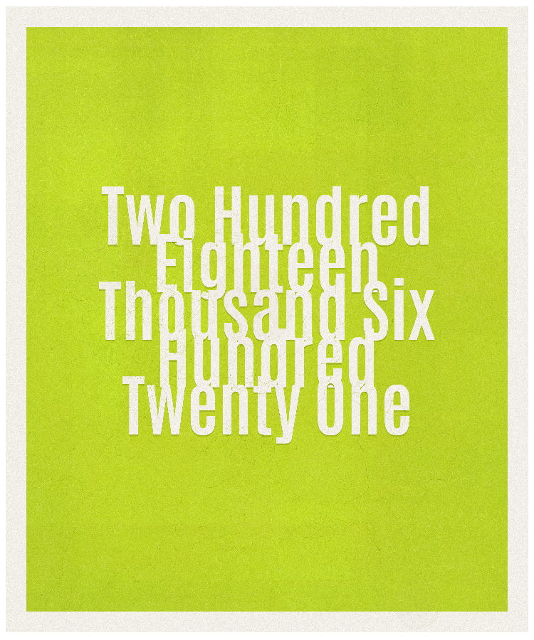 Count #218621