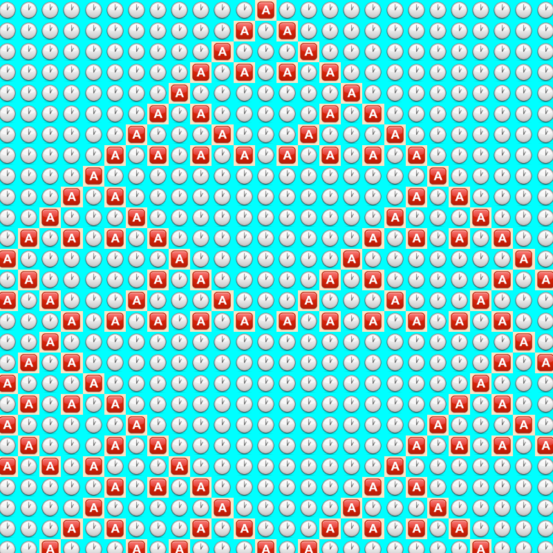 Elementary Cellular Emoji Automata #343