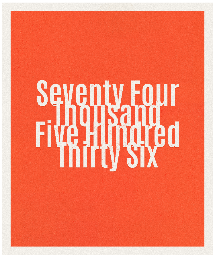 Count #74536