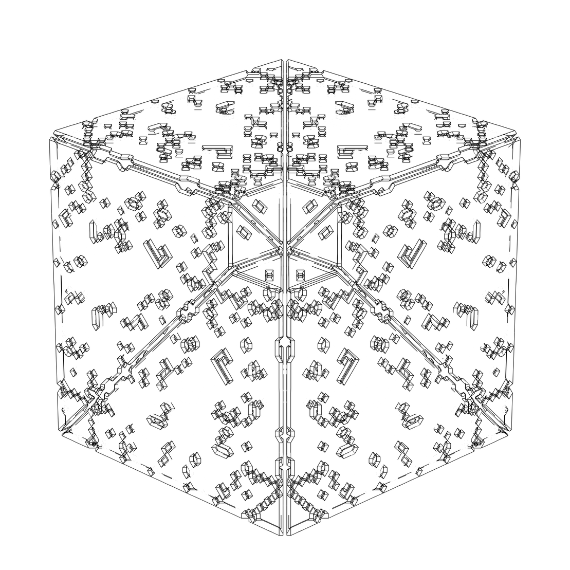LL21 Alien Art Cube #788