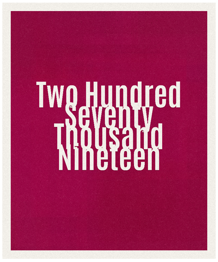Count #270019
