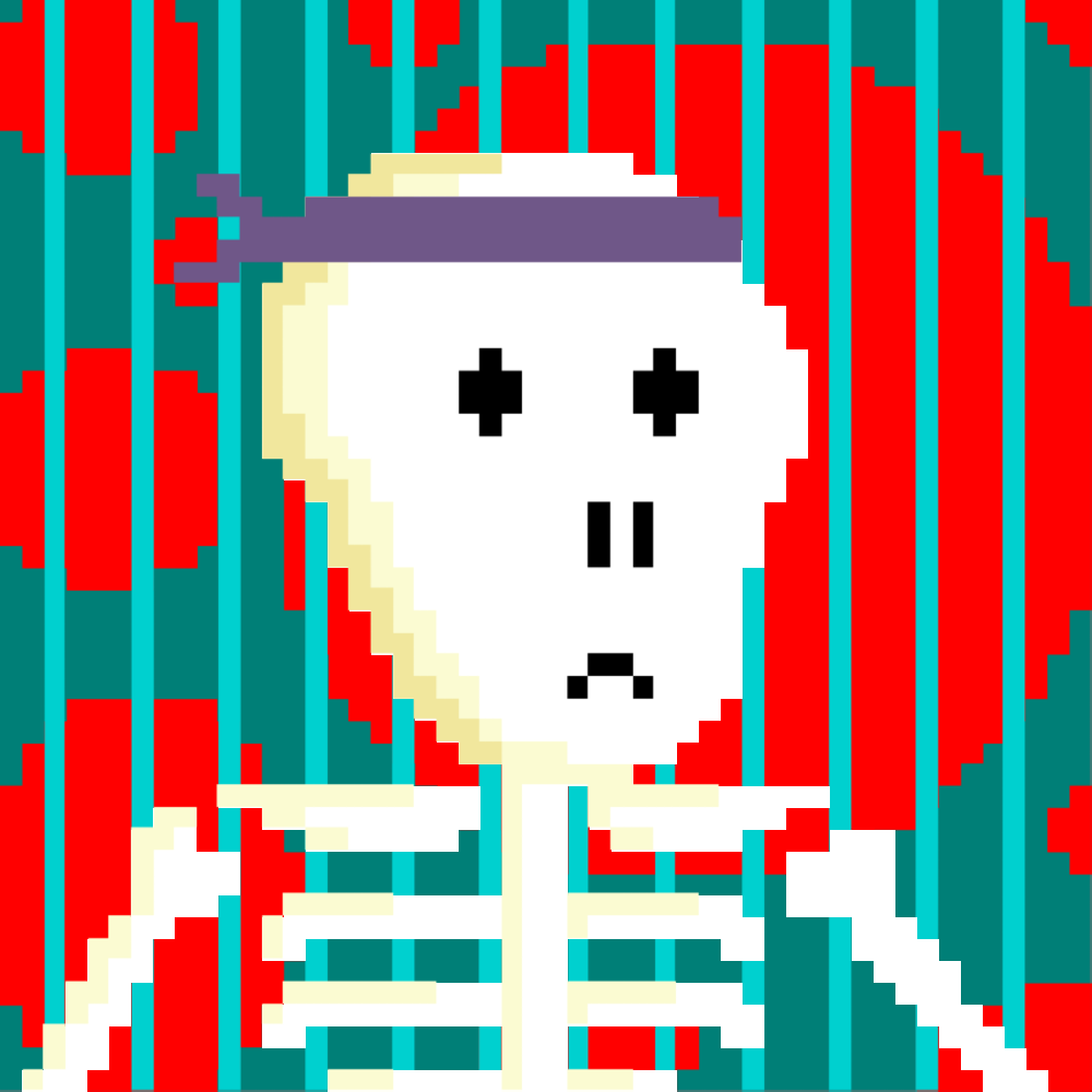 PIXEL SKULLETTI 1 #187