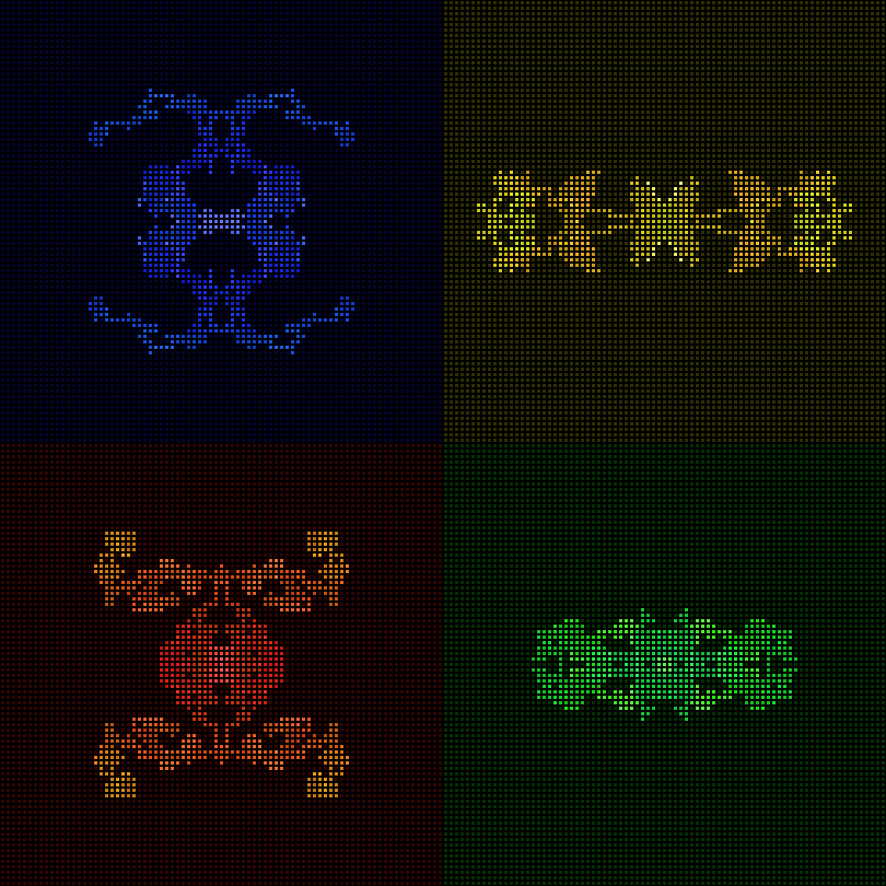 Dither Creatures 2x2 #85