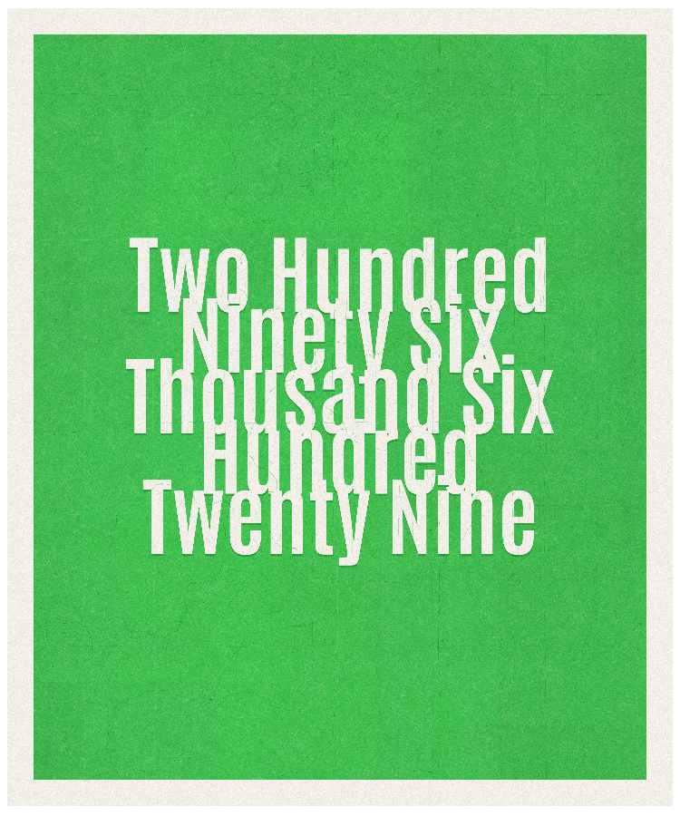 Count #296629