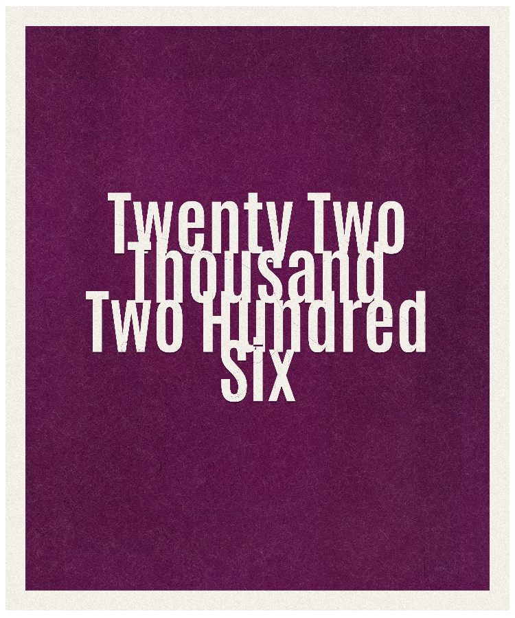 Count #22206