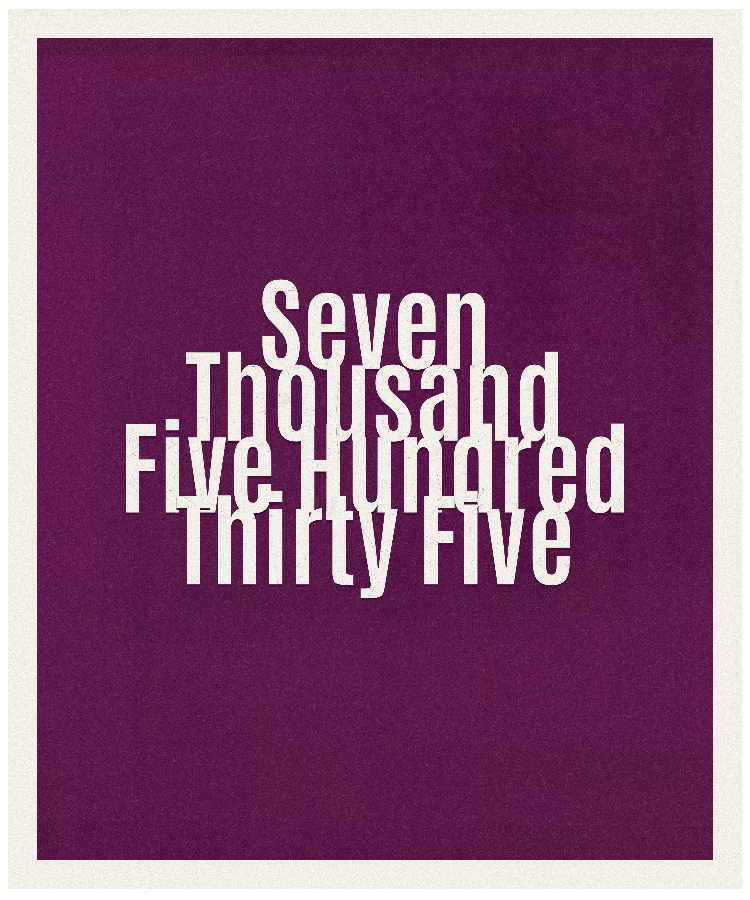 Count #7535