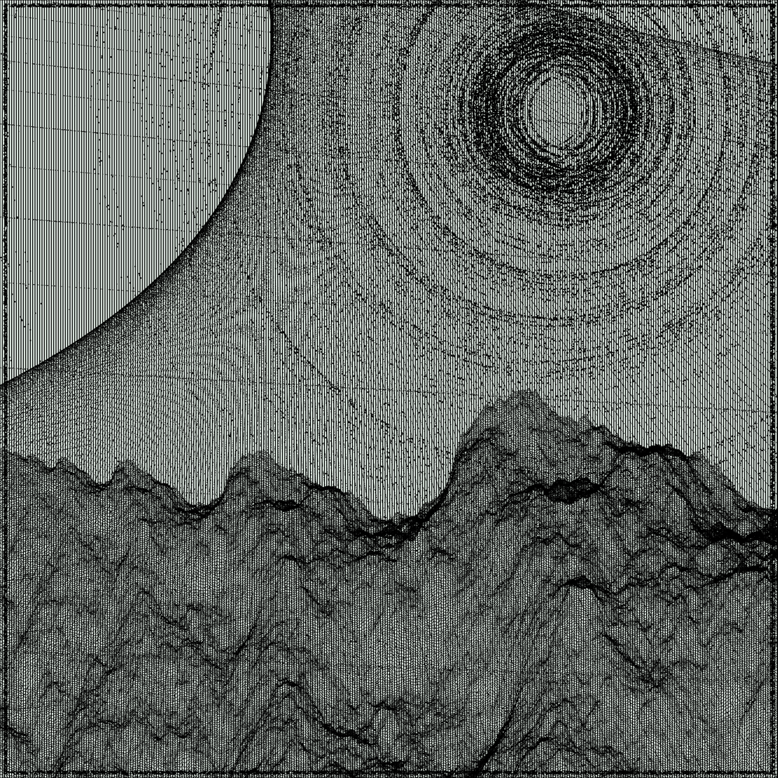 Surreal classic generative landscape #22