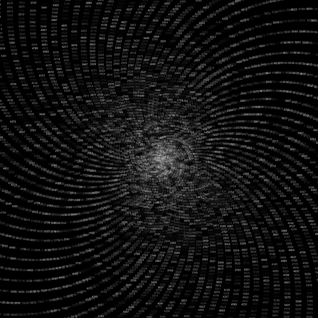 Polar Plot of Numbers #264