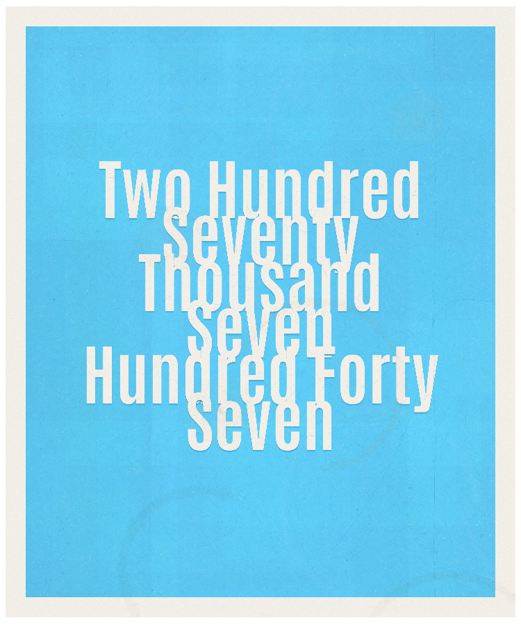 Count #270747