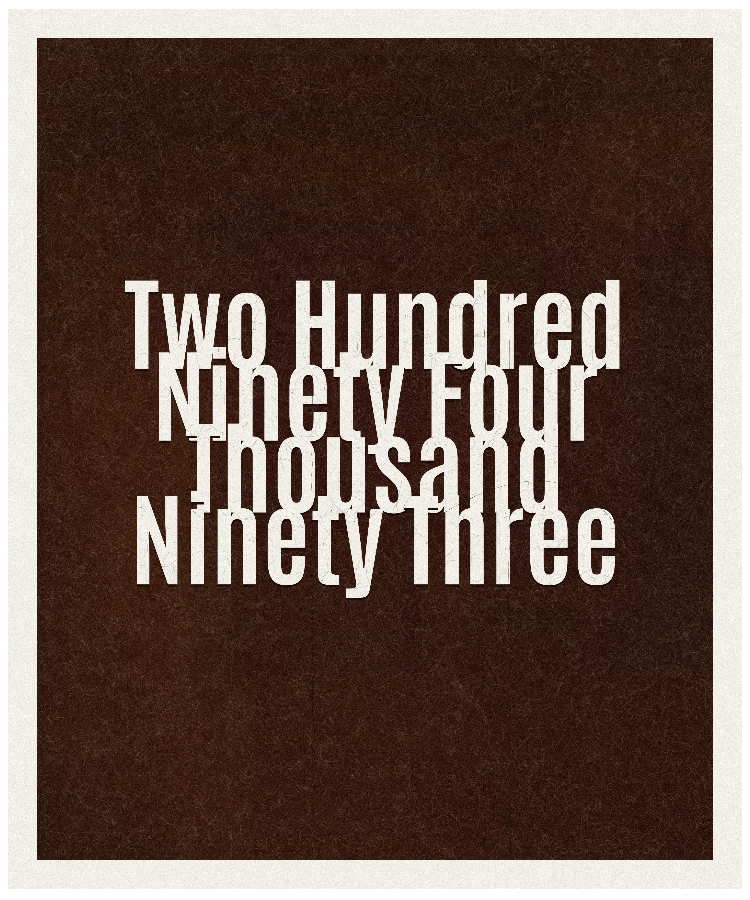 Count #294093
