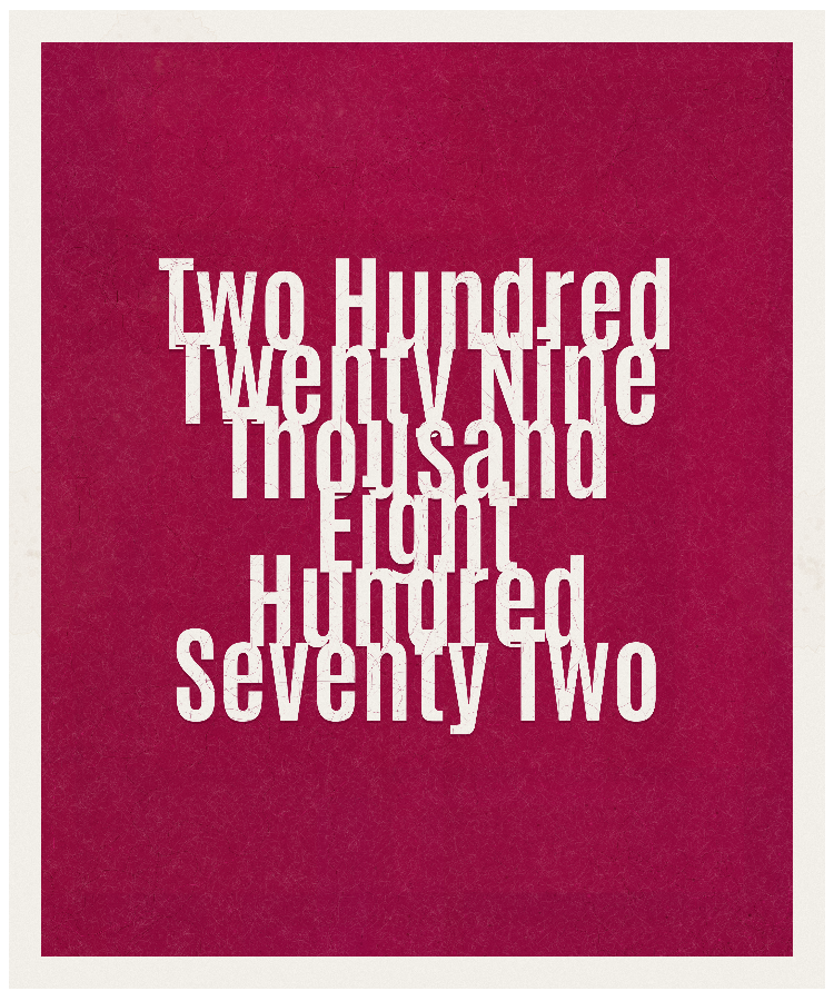 Count #229872