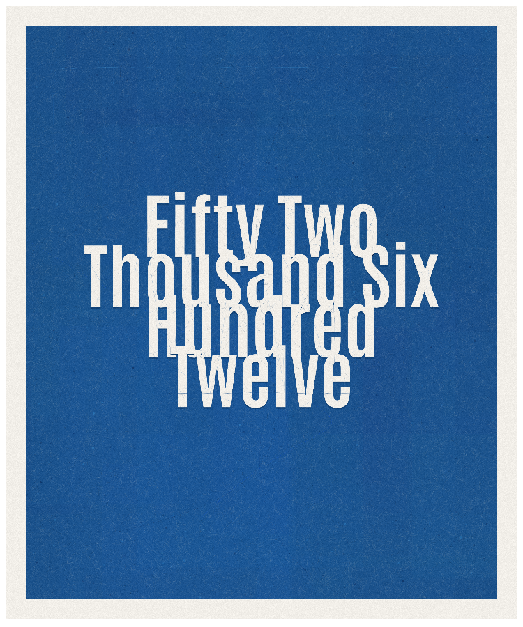 Count #52612
