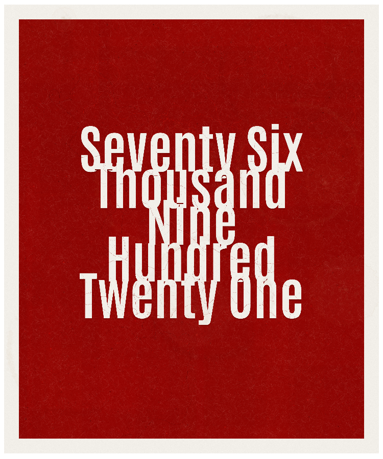 Count #76921