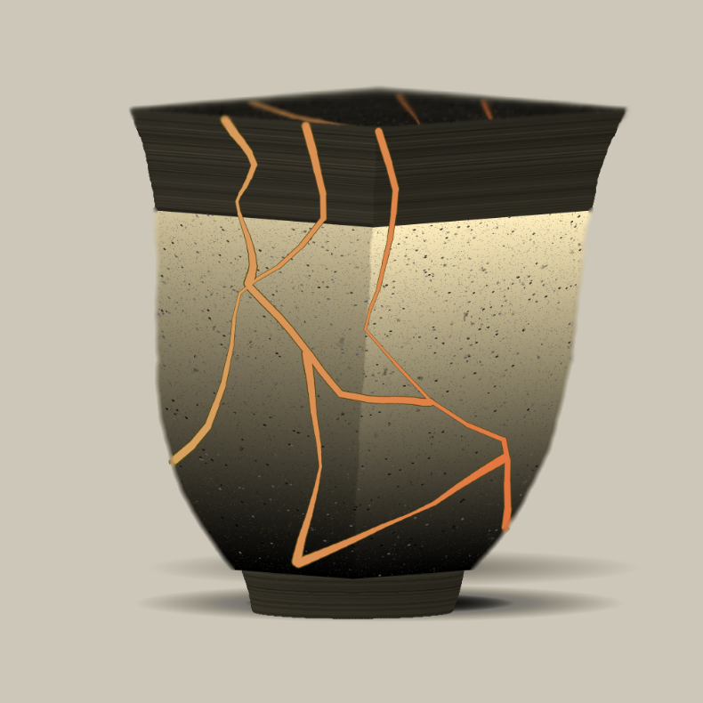 Kintsugi Pottery #14