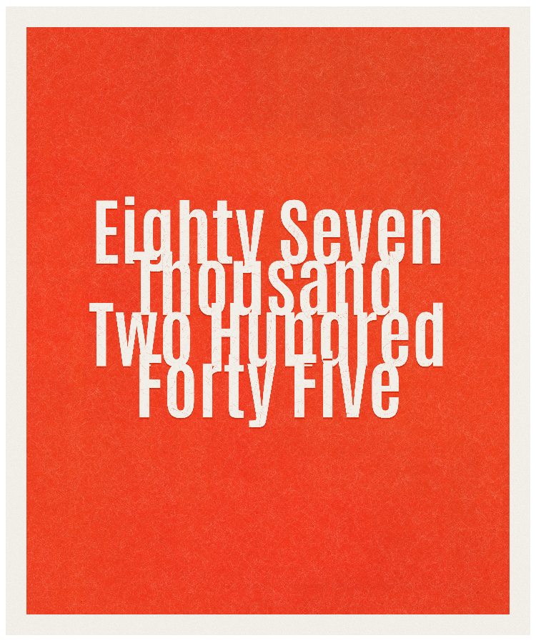 Count #87245