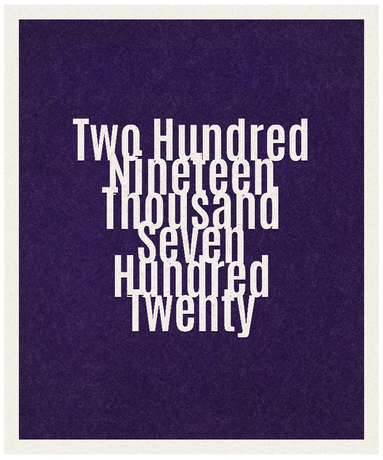 Count #219720