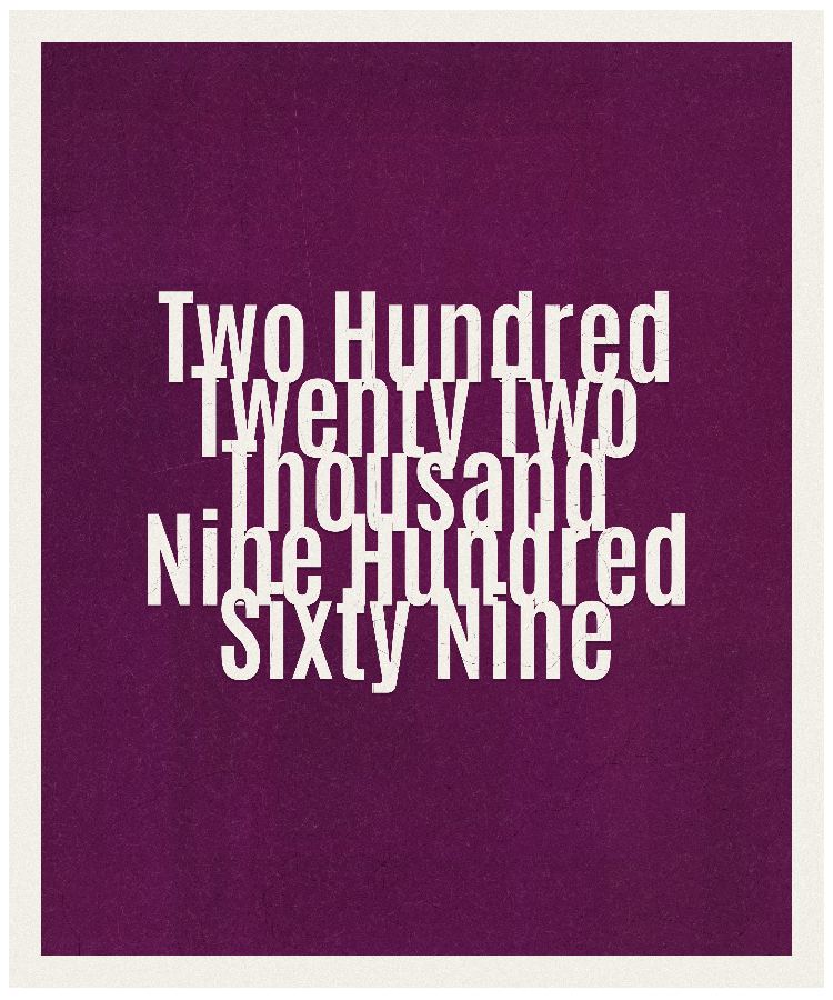 Count #222969