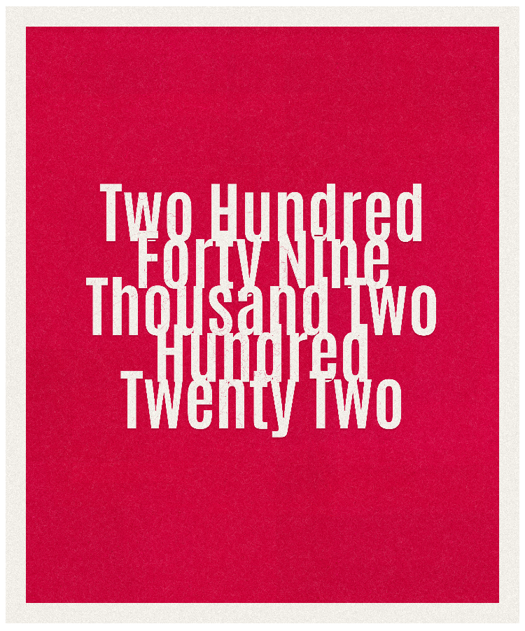 Count #249222