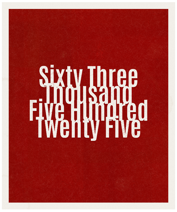 Count #63525