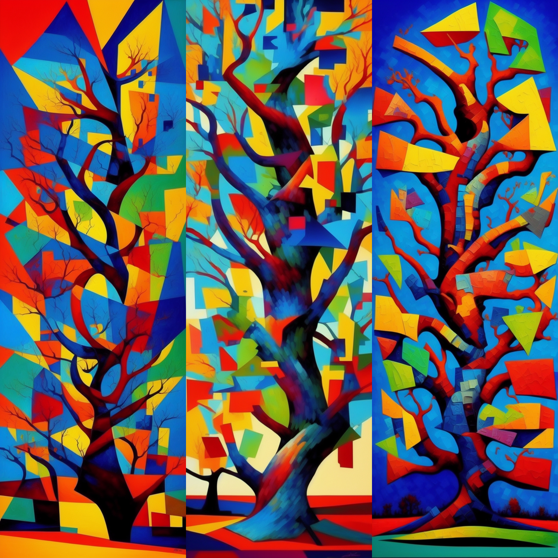 Cubism Trees #1