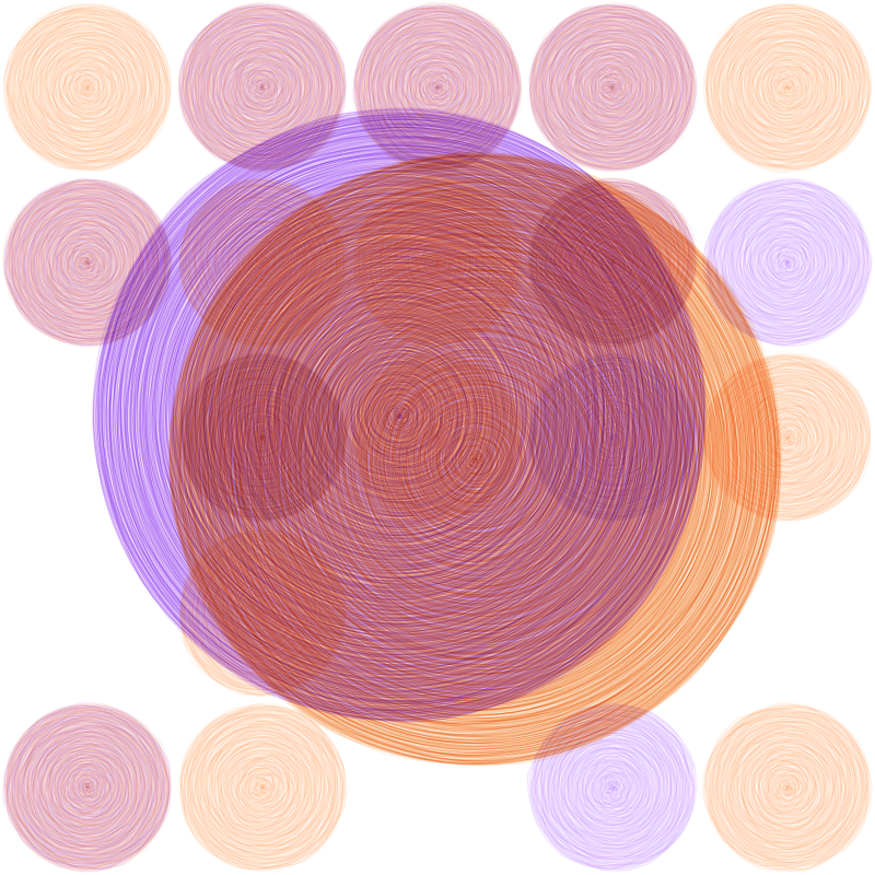 Brushed Circles #149