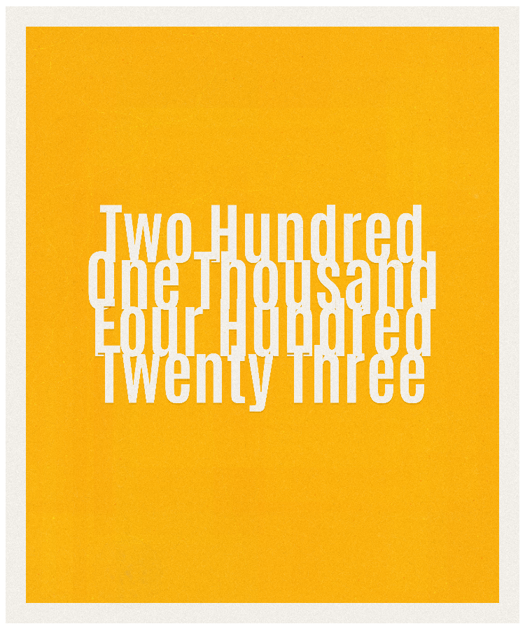 Count #201423