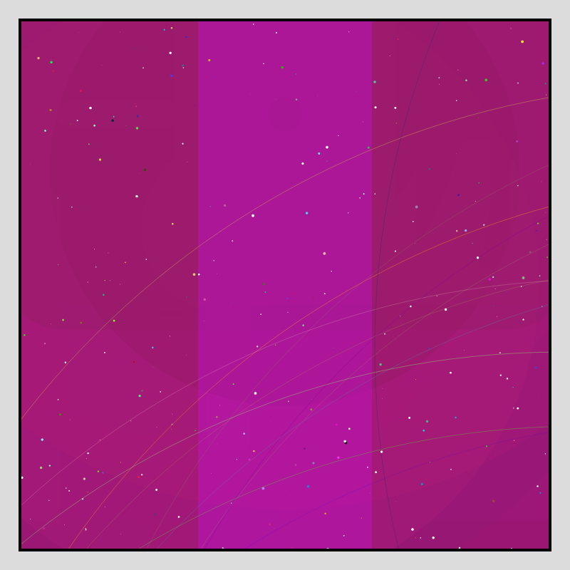 Color Field Starry B #107