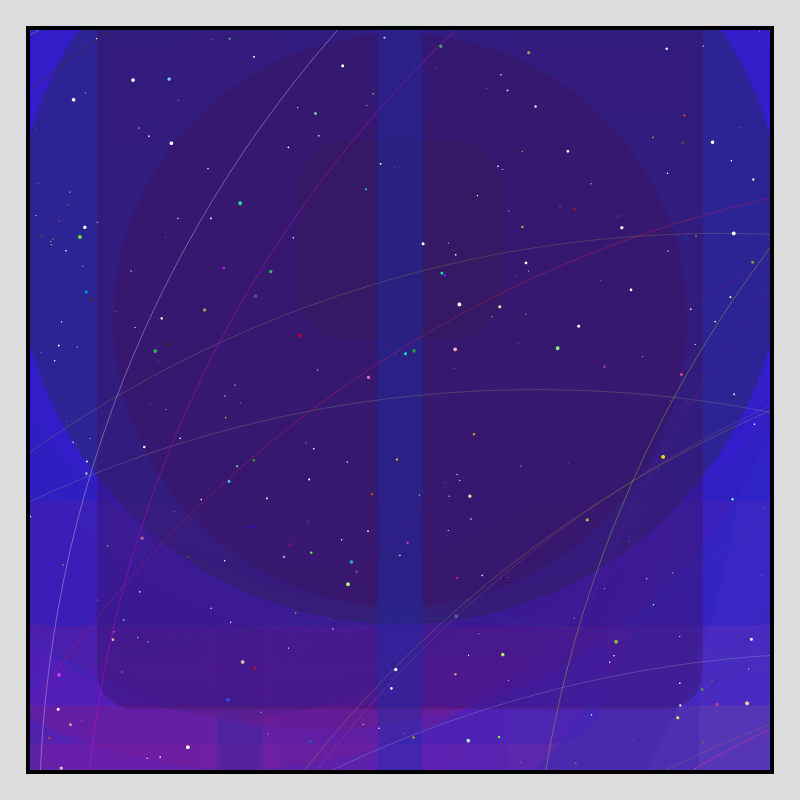 Color Field Starry B #74