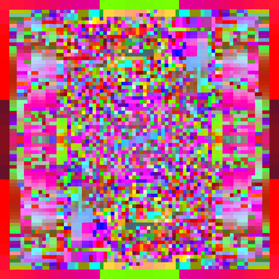 Psychedelic Dance of Pixels #34