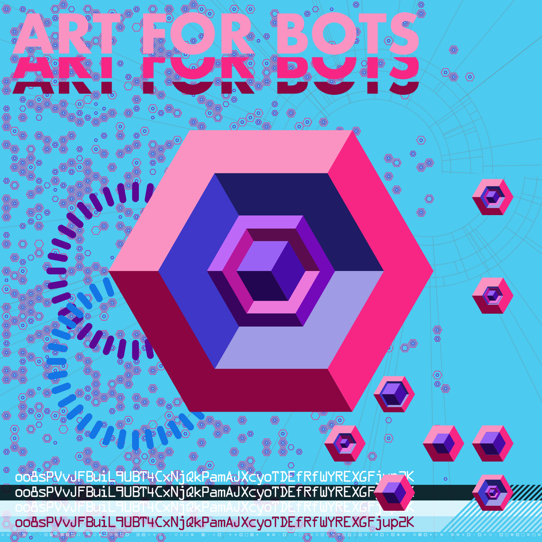 Hexagones - Art for Bots for Humans #1