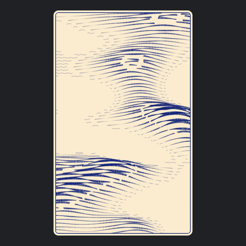 Topographic Playing Card #82