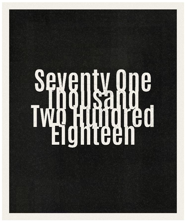 Count #71218