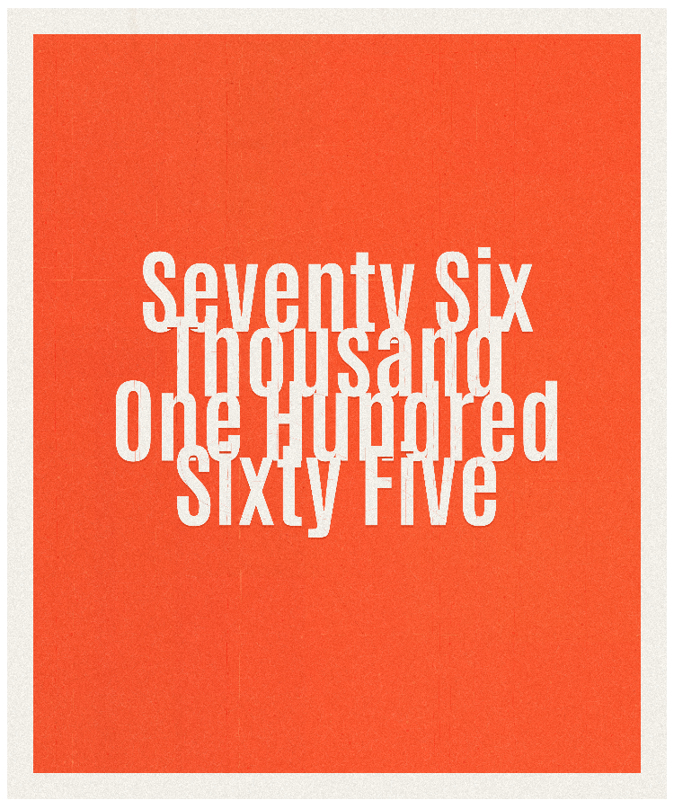Count #76165