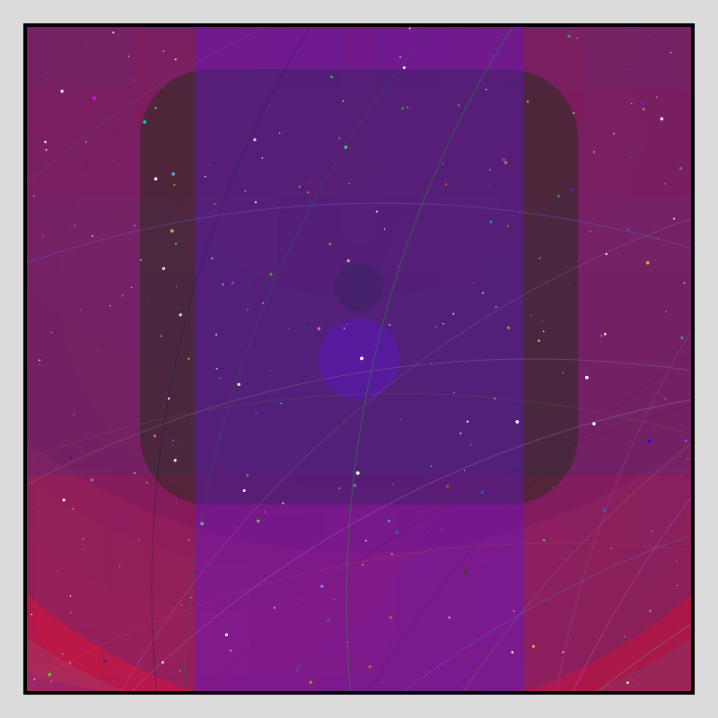 Color Field Starry B #80