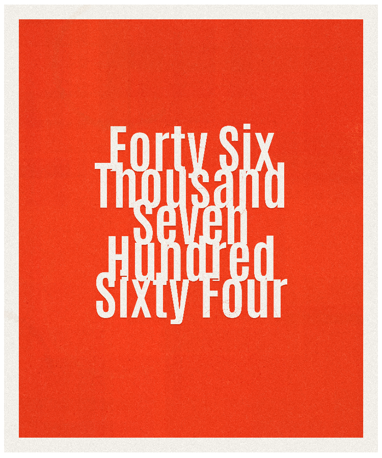 Count #46764