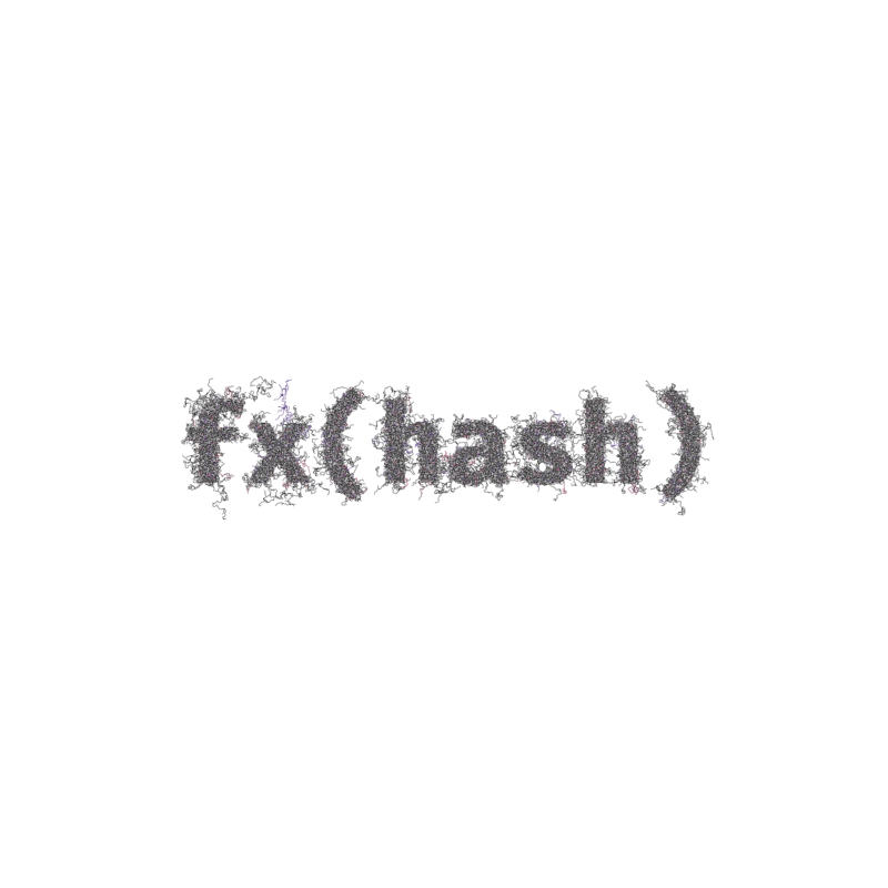 FXHASH Generative Logo #863